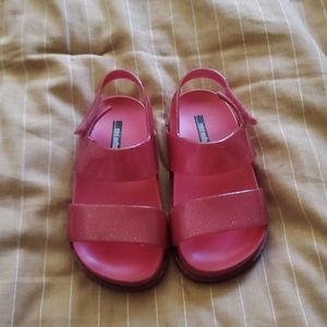 Mini melissa sandals sz 8